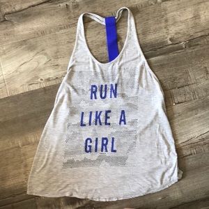 Run Like A Girl T-Back Shirt
